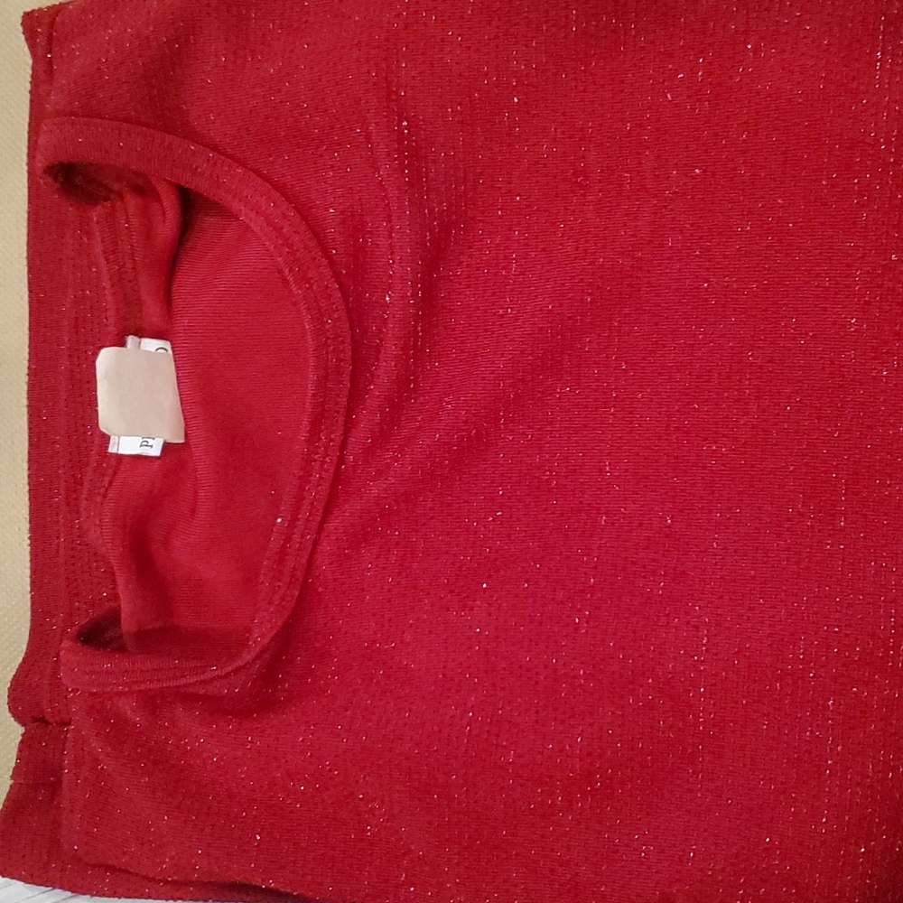 PrettyGood Sparkley 3/4 Sleeve Top